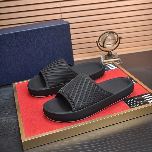 Summer New Style Men's One-Word Versatile Outdoor Soft Sole Closed-Toe Half Slippers Non-Slip Beach Sandals_vogvips.com