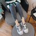 Women's Ultra Light Thick Soled Flat Shoes Canvas Sports Shoes Low Top Lace Up Loafers_vogvips.com