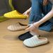 Half Tray White Shoes Female Breathable Student Height Increase Casual Women's Shoes Street Shot_vogvips.com