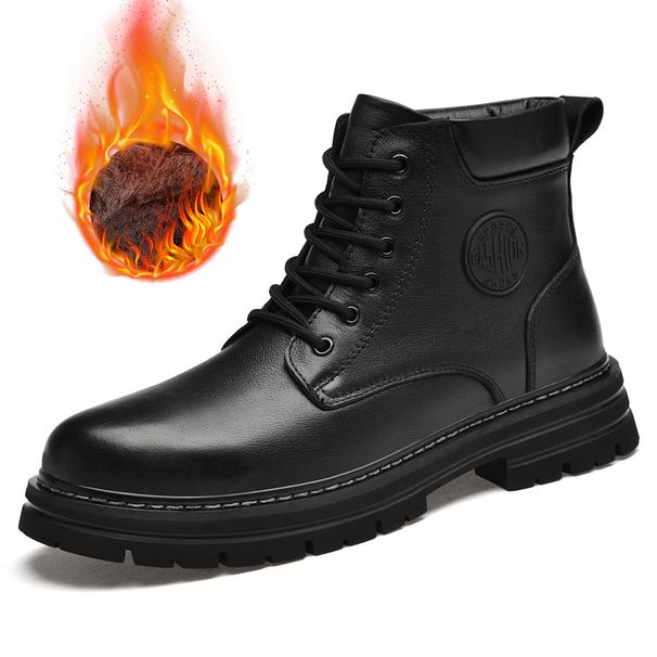 Men's Casual Men's Outdoor Low Heel Wind Tube Martin Boots Men's Boots_vogvips.com
