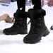 Snow Boots For Women, Warm And Non Slip With Plush Cotton Shoes_vogvips.com