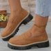 SHLIANG Woman Spring Autumn New British Style Flats Comfortable Low Heel Slip On Shoes Ladies Solid Color Platform Loafers Shoes Y0615_vogvips.com