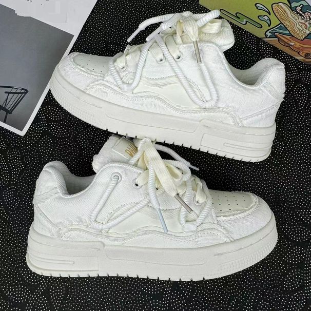 Men's Shoes 2025 New Niche Retro Color Matching Casual Skateboard Shoes Ins Couple High Street Thick Bottom Fashion Single Shoes Men_vogvips.com