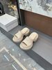 Women SS26 Summer Trendy Platform Slides Cross Floral Embroidery Badge Thick Sole Street Casual Two-Wear Sandals_vogvips.com