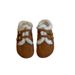 Retro Suede Inner Height Increasing Hairy Shoes For Women, Round Toe Double Buckle With Warm And Plush Cotton Shoes_vogvips.com