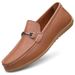 Lazy Shoes Large Size Loafers Handmade Shoes, Men's Shoes Small Size Casual Leather Shoes_vogvips.com