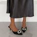 2026 New Large Size Pointed Toe European And American Style High Heels With Rhinestones, Slip-On Stiletto Heel Mules,_vogvips.com