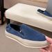 Bonjani European Collection Genuine Leather Loafers Men's Casual Oxford Slip-On Suede Trendy Brand Matted Lazy Shoes_vogvips.com