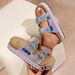 Summer 2026 Thick Bottom Rope Sandals Women's Large Size Clog Wooden Sole Beach Slippers Double Buckle Diamond Detail_vogvips.com