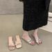 2025 Summer New Fashion Bow Low Heel Sandals Women's Shoes_vogvips.com