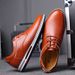 Men's Casual Spring Summer Fashion Trend Youth Popular New Blue Sneakers Invisible Height Increase Leather Shoes Men_vogvips.com