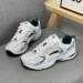 Temai Running 2026 New Unisex Retro Chunky Sneakers Breathable Mesh Upper White/Gray/Navy Sports Shoes 36-44_vogvips.com