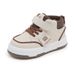 Boys Casual Board Shoes New High Top Girls Small White Shoes Soft Soled Baby Shoes_vogvips.com