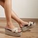 Women's Shoes Summer New Thick Soled Wedge Heeled Sandals For Women Summer Outdoor Wear Daily All Match Height Increasing Shoes_vogvips.com