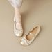 French Single Shoes Women's Flat Bottom Shallow Mouth Bow With Mary Jane Women's Shoes_vogvips.com