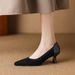 Simon Laina French-style Matte Pointed-toe Stiletto High-heeled Shoes For Women, 2026 New Spring And Autumn Shallow_vogvips.com