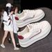 White Sneaker Women 2026 Spring New Style Thick-soled Women's Shoes, Versatile Platform Shoes_vogvips.com