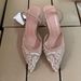 Women's Shoes White High Heels For Women Mesh Embroidery Pointed Toe Stiletto Sandals Back Strap Mules Beaded Wedding Shoes_vogvips.com