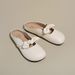 Girls' Summer Slip-on Casual Half-toe Flip-flops In Soft Material, Perfect For All Occasions. Soft Style, Suitable For Loungewear._vogvips.com