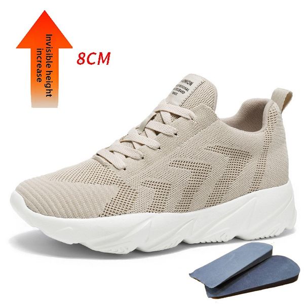 Height-increasing Men's Shoes Sports Shoes Mesh Casual Shoes Soft-soled Travel Shoes Student Running Shoes Men_vogvips.com