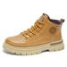 Men's Martin Boots High-Top Autumn British Retro Mid-Top Thick-Soled Height-Increasing Work Shoes Short Boots For Men_vogvips.com