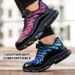 Size 47 48 Anti-smash Anti-puncture Steel Toe Work Shoes Rotating Button Security Protective Men Safety Boots_vogvips.com