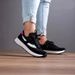 Spliced lace-up flat low casual sports shoes_vogvips.com