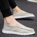 Men's Leisure Lightweight Fashionable Solid Color Spring And Autumn, Comfortable, Anti-Slip And Breathable Loafers_vogvips.com