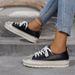 Women New Round Toe Ballet Flats Platform Shallow Creepers Dress Casual Fashion Sneakers Zapatos De Mujer_vogvips.com