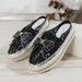 Women's Shoes Single Shoes For Women New Thick Soled Bow Slip On Loafers Rhinestone Mesh Soft Soled Casual Shoes_vogvips.com