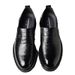 Euro Step Elderly Men's Leather Business British Style Derby Formal Black Casual Shoes Slip-On Soft Sole_vogvips.com