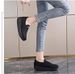 All Black Work Shoes Spring And Summer Long Stand Not Tired Feet Kitchen Small Black Shoes Platform Cake Rickety Shoes_vogvips.com