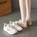2025 White Sneakers For Women Summer New Korean Style Ins Female Student Casual Hollow Versatile Women's Shoes_vogvips.com