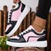 Fashionable Women's Sneaker, Light Casual, With Stripes, Lace-up Low Top, Eva Outsole And Cloth Insole_vogvips.com
