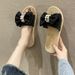 Fashionable And Stylish Women's Casual Fashion, Versatile And Comfortable At Home, One-piece Slippers_vogvips.com
