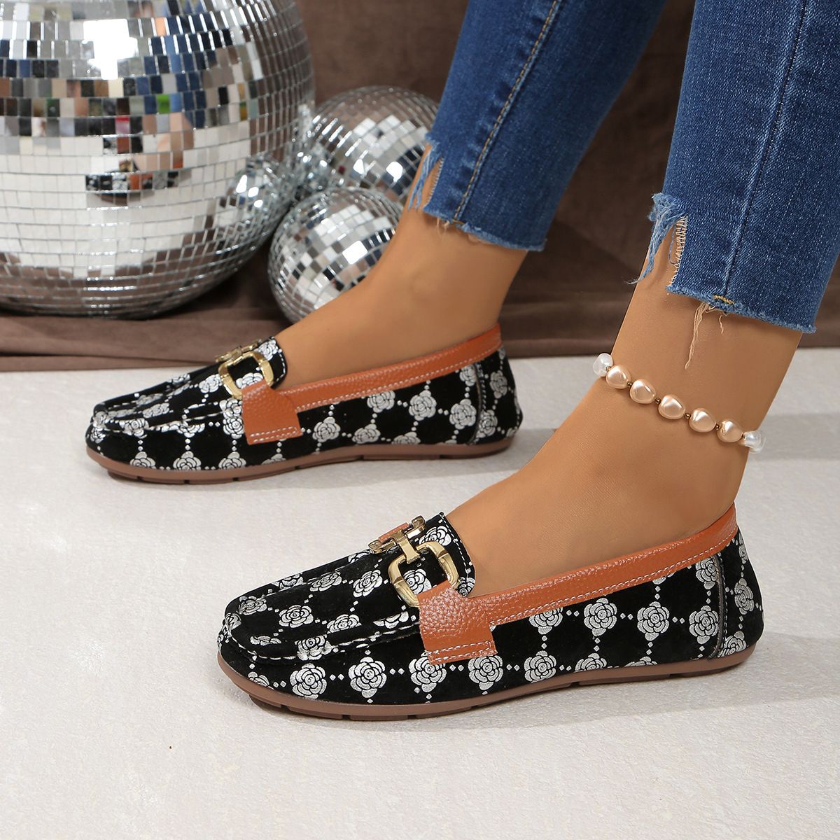 Women’s Shoes Fashion Shoes For Women Spring New Flat Slip On Shoes For Large Size Casual Toad Shoes_vogvips.com