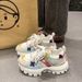Women's Chunky White Sports Sneakers Autumn Trendy British Style Casual Forrest Gump Single Shoes_vogvips.com