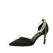 Women's Shoes For Women 18 Years Old Adult Ceremony Classic Style Elegant Basics Casual Business Wedding Party Suede Hollow Toe Stiletto Pointed Shoes_vogvips.com