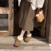 Cedar Woven Handmade Boken Snow Boots, Women's Velvet Warm Fur Short Boots_vogvips.com