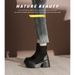 Gomeini Martin High Heel 2024 New Style Height Increasing Thick Sole Short Women Elastic Slim Boots 575-2_vogvips.com