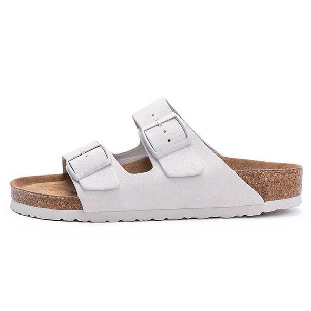 European American Retro Large-size Women's Sandals 2025 New Model With Buckle, Fashionable And Versatile Beach_vogvips.com