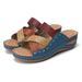 Women's Shoes New Color Matching Women's Sandals Large Size Fish Mouth Fashion Cross Color Matching Slippers_vogvips.com