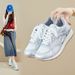 Daddy Shoes Female Student Sports Running Casual Shoes Mesh Breathable_vogvips.com