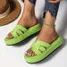 Sandals Women Summer Slippers Slides Wedges Arch Support Leisure Party Slip Shock Absorption Breathable Luxury Shoes_vogvips.com