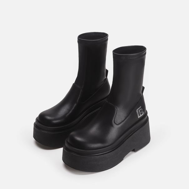 Over-the-Knee For Women, Non-Marked Version, Petite Size, Spicy Thick-Soled Stretch Boots, Height Increasing,_vogvips.com