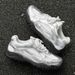 Forrest Gump Men's Mesh Upper Sports Casual Shoes Summer Thick Soled Breathable Leather Height Increasing German Training DS03_vogvips.com