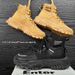 European Warm Series 2025 Autumn Winter New Work Thick Sole Martin Boots Men's Trendy Height-Increasing Sports Shoes_vogvips.com