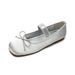 Flat Single Shoes Women's Shallow Mouth Word With Mary Jane Shoes Cute Bow Ballet Shoes_vogvips.com