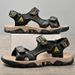Large Sandals Men In Summer, Suitable For Outdoor Driving, Men's Sports And Leisure, Rubber Soft Soled Beach Shoes_vogvips.com