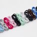Shoelace Solid Color Round 3mm Elastic Rope Lazy Rubber Band Shoes Decorated With Non-slip Elastic High Elastic Hair Cord_vogvips.com